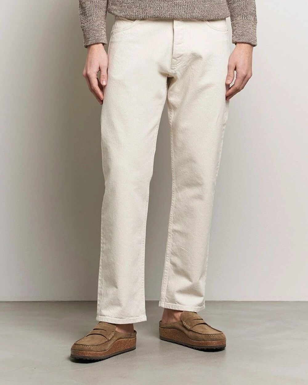 NN07 Jeans Mens Size 28x32 Off White Straight Fit SONNY in Ecru $220